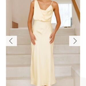 Chic Cream Midi Dress